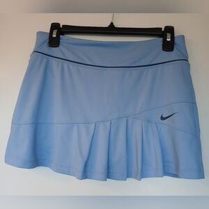 NIKE Dri-Fit Women's Pleated Tennis Skort Light Blue Size Medium